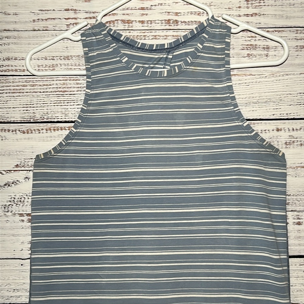 Lululemon All Tied Up Tank
Cut Back Stripe Tempest Blue White 6 - Picture 9 of 16
